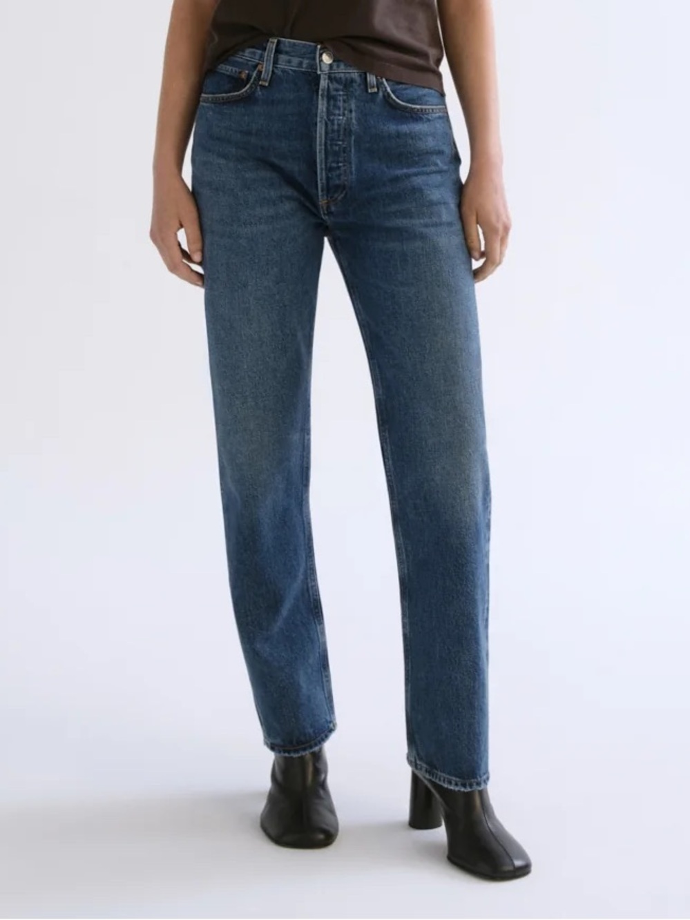 AGOLDE 90’s Pinch Waist High Rise Straight Leg Jeans - Size 24